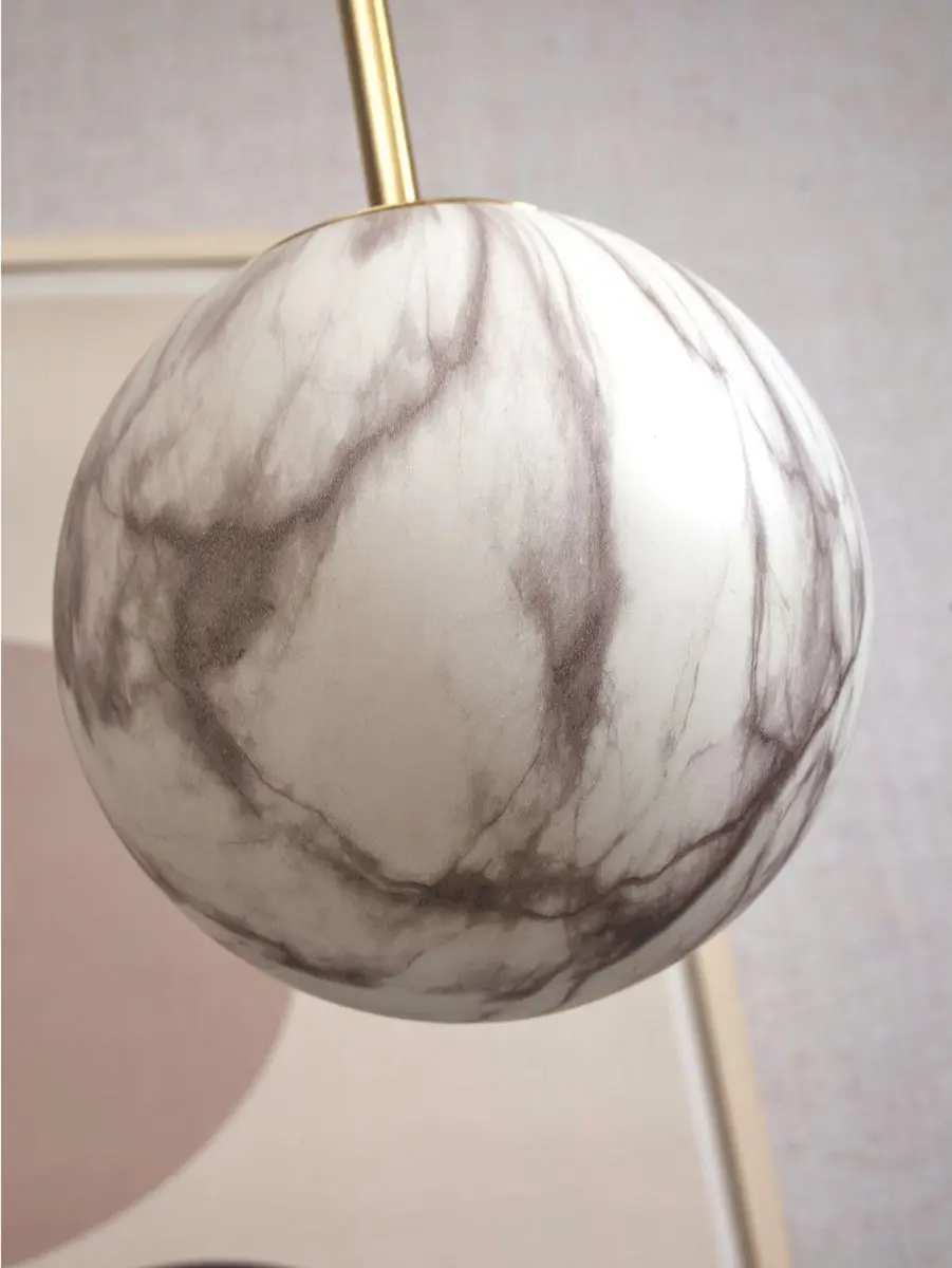 it's about RoMi Carrara Hanglamp - Ø22cm - Goud/Wit - afbeelding 6 van 6