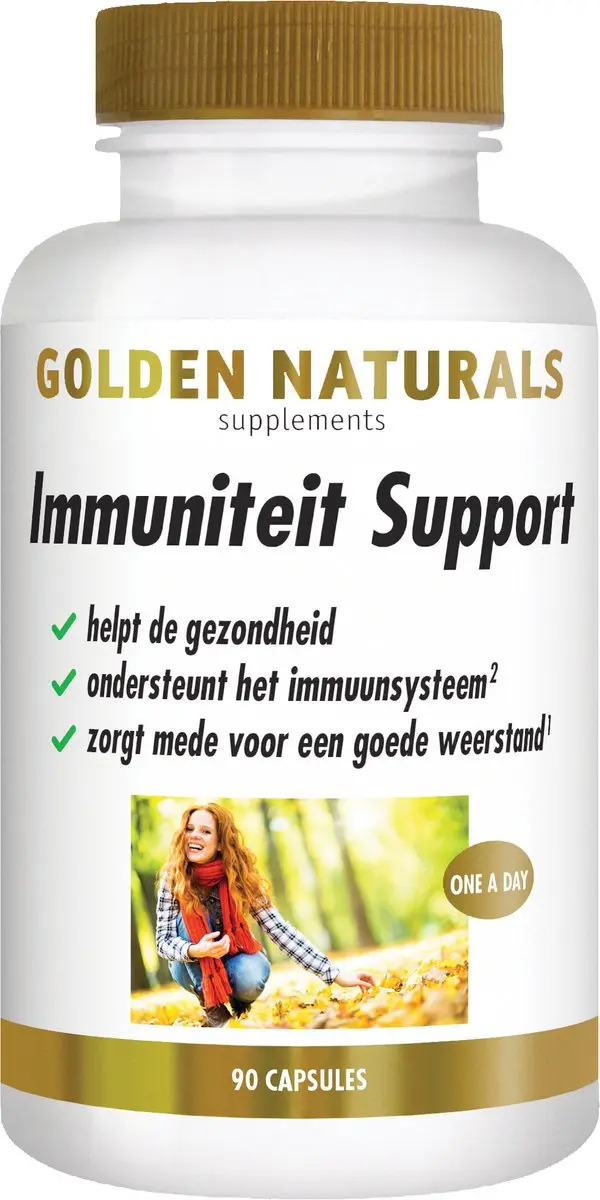 Golden Naturals Immuniteit Support 90 Vegetarische Capsules