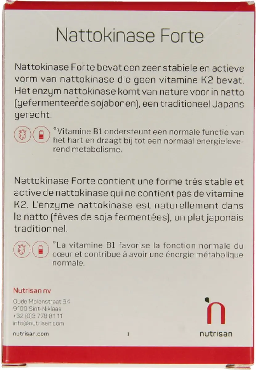 Nutrisan Nattokinase Forte 60 Capsules