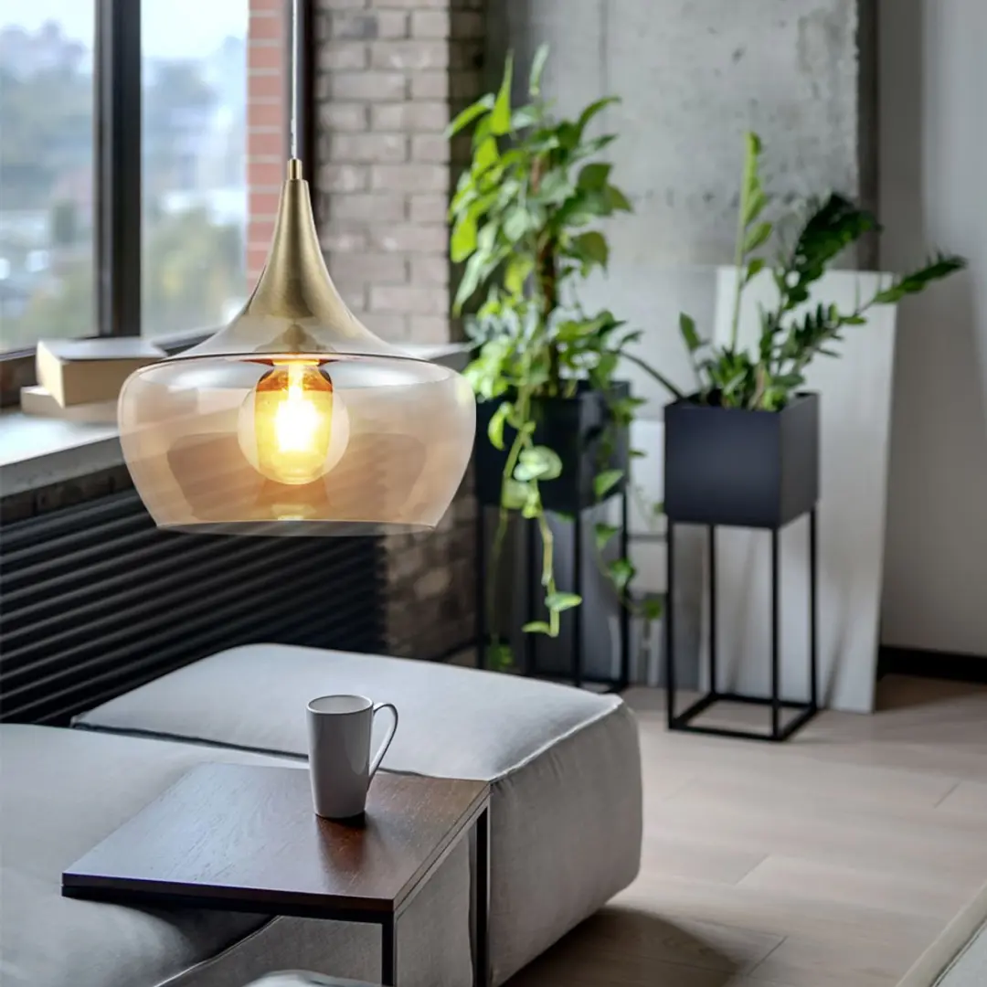 Globo Arola Hanglamp - Brons - Ø30cm - E27