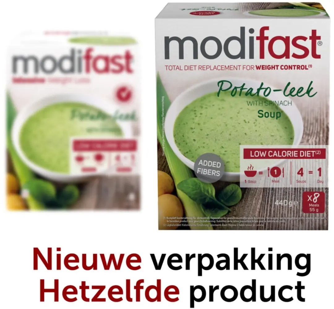 Modifast Intensive Soep Potato-Leek 880g - 2 Stuks