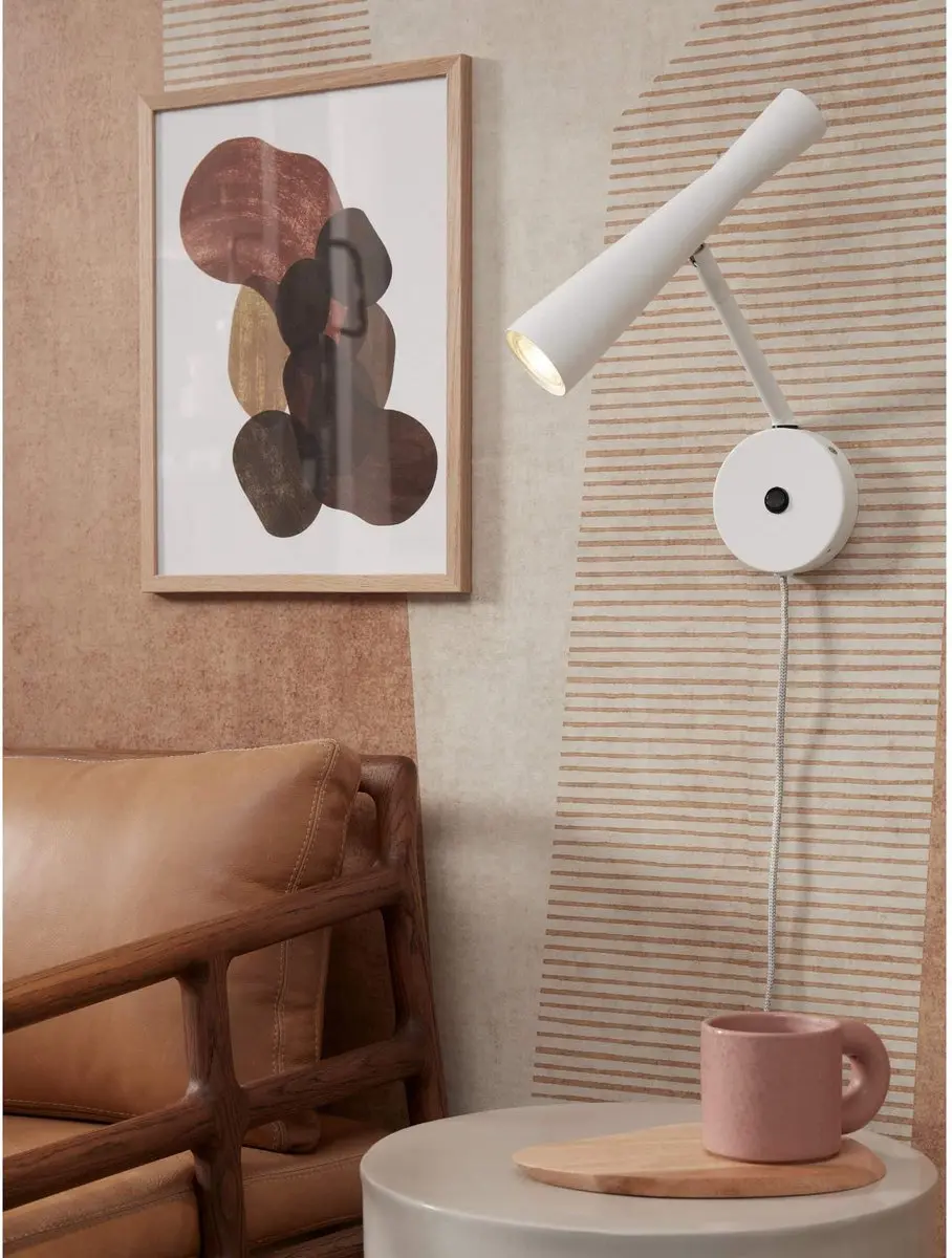 it's about RoMi Wandlamp Bordeaux - Wit
