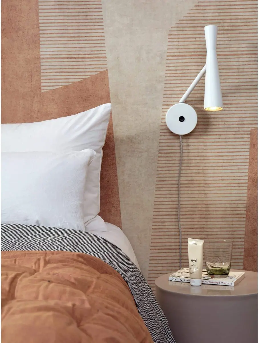 it's about RoMi Wandlamp Bordeaux - Wit