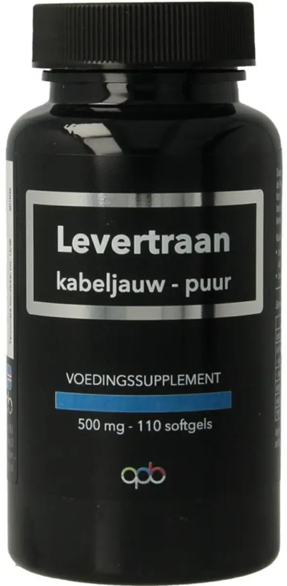 APB Holland Levertraan Kabeljauw 500mg - 100 Softgels