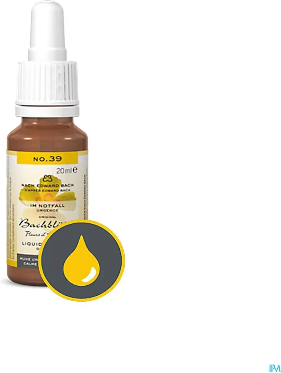 Bach Noodgevallen Druppels Bio 20ml
