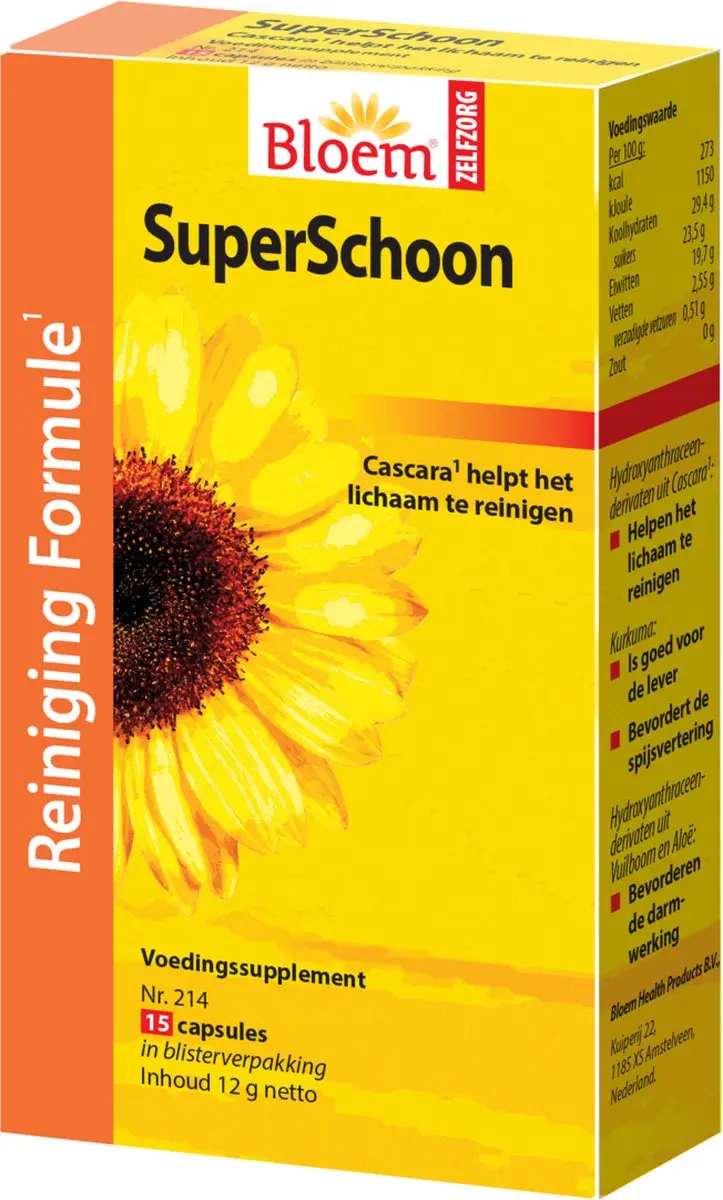 Bloem SuperSchoon Wascapsules 15 Stuks