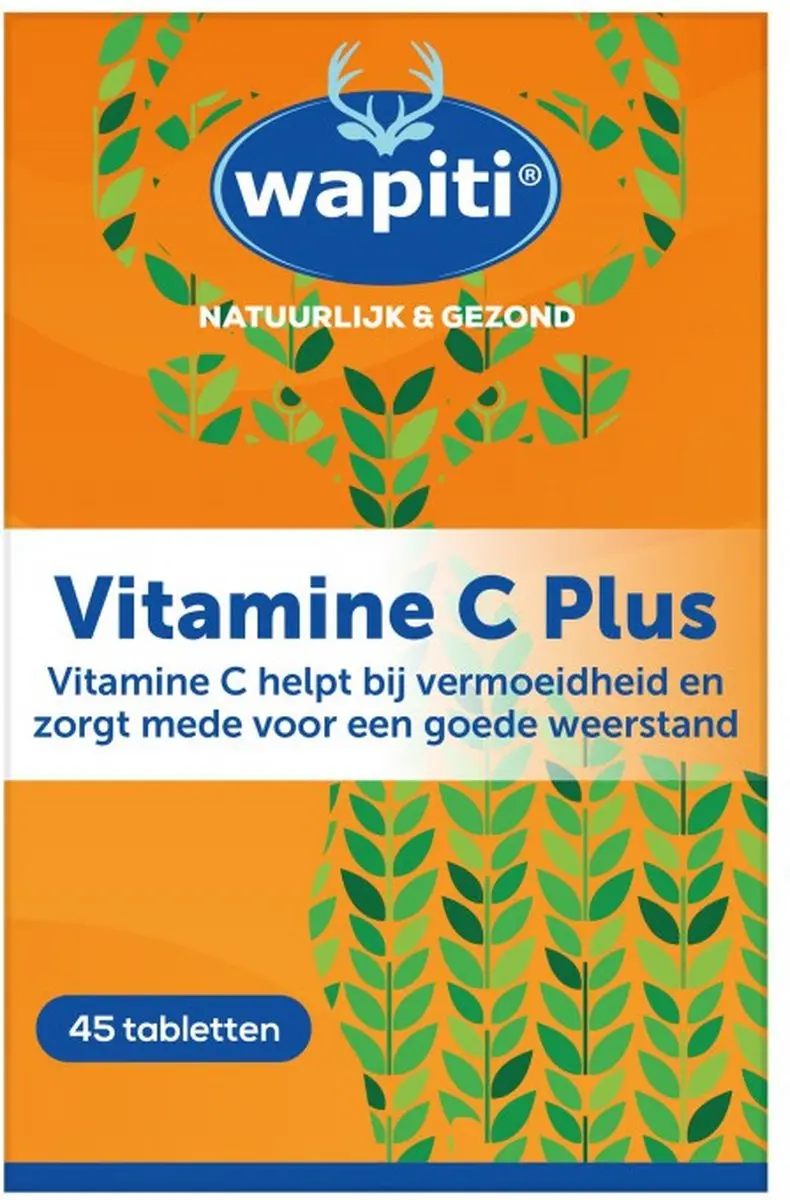 Wapiti Vitamine C Plus 1000mg - 45 Tabletten