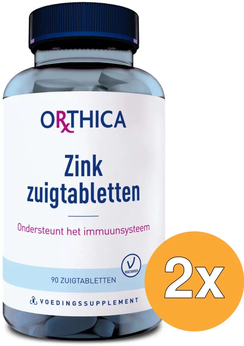 Orthica Zink Zuigtabletten - 20 Stuks