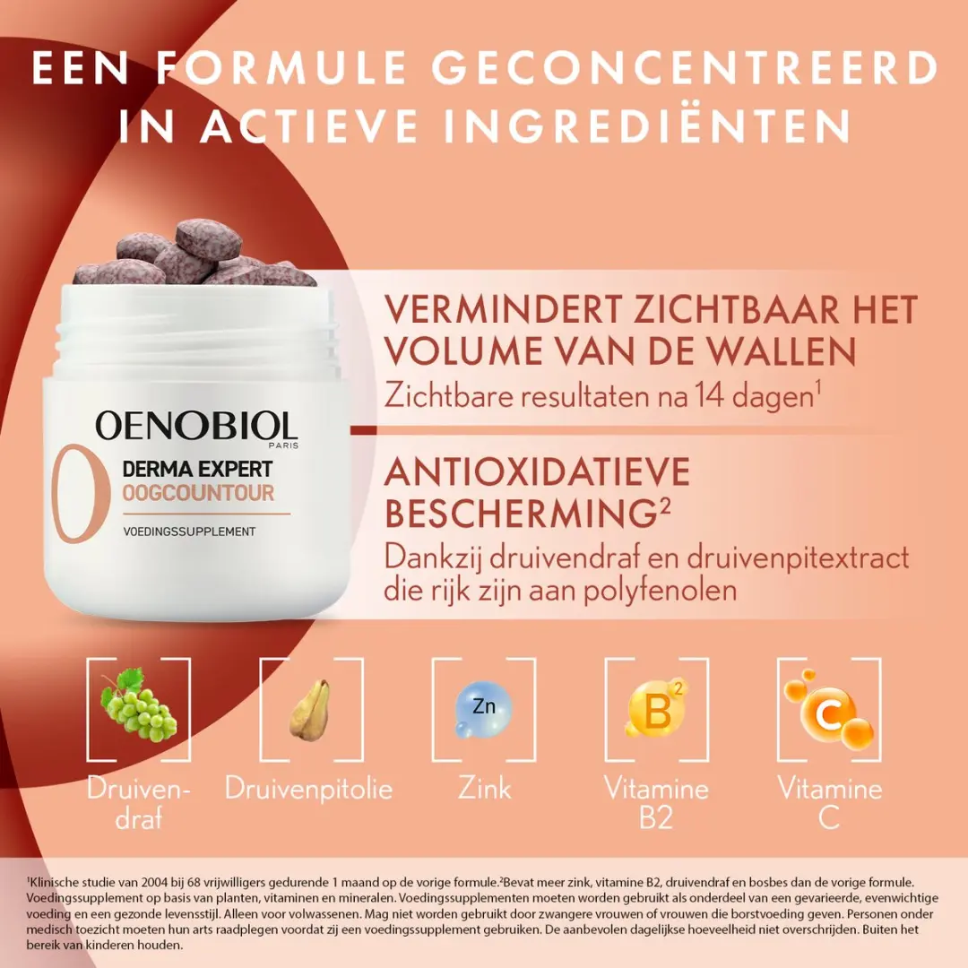 Oenobiol Derma Expert Oogcontour 60 Tabletten