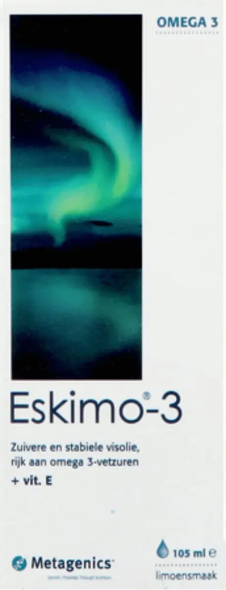 Metagenics Eskimo 3 Vloeibaar Limoen Meta - 105ml