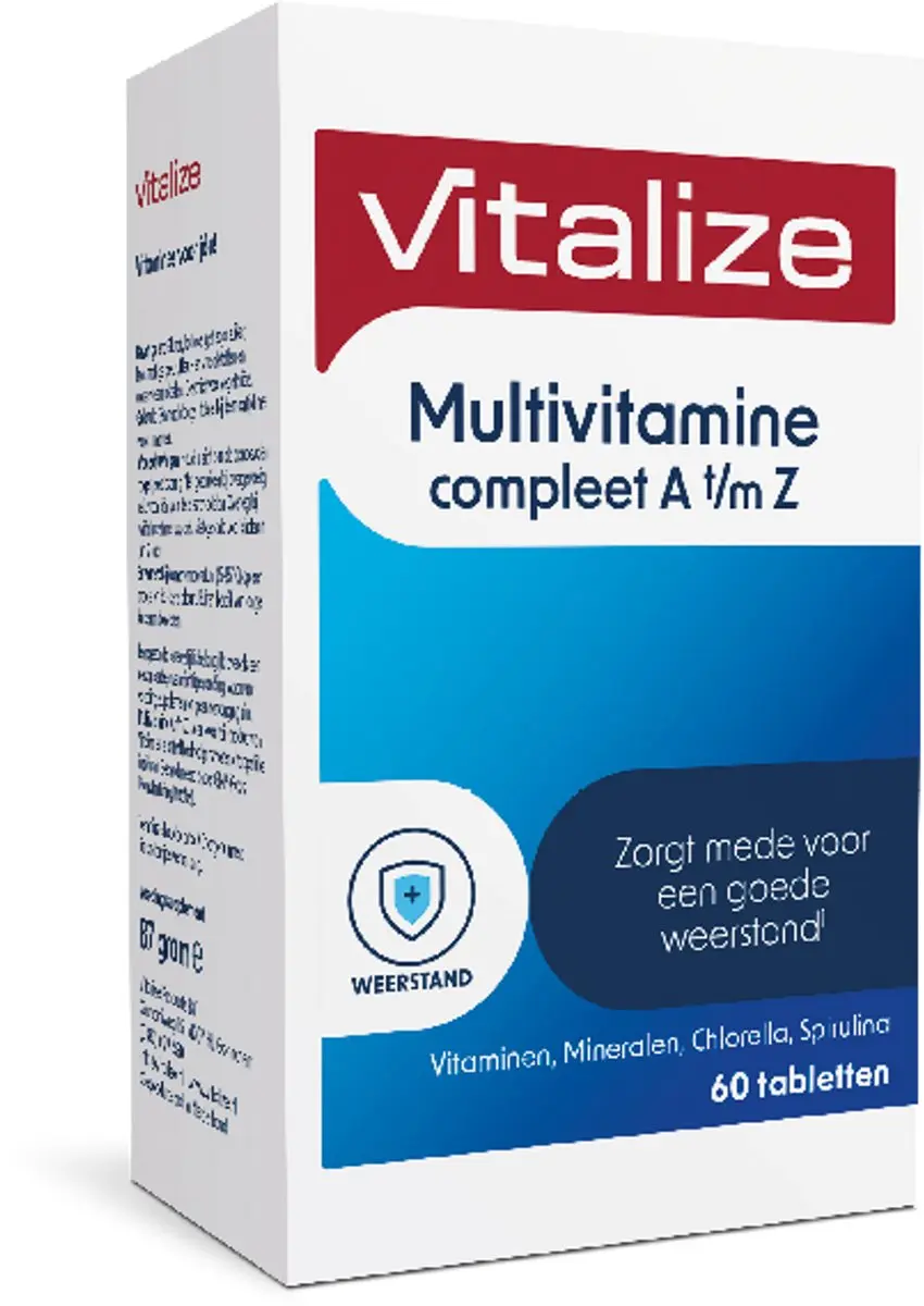 Vitalize Multivitamine Compleet A t/m Z 60 tabletten