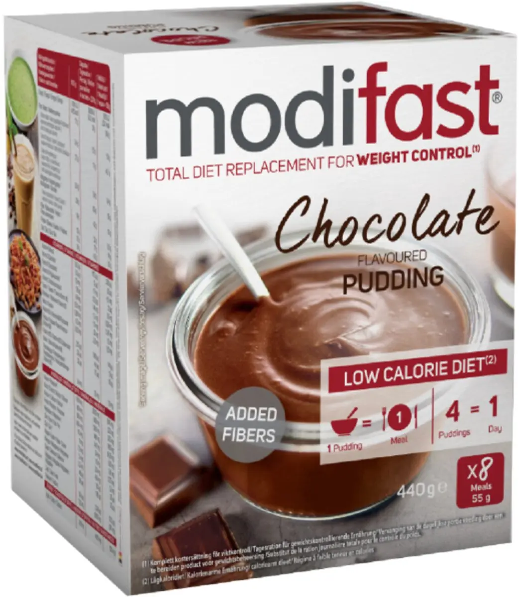 Modifast Weight Control Pudding Chocolade - 2x8x55g