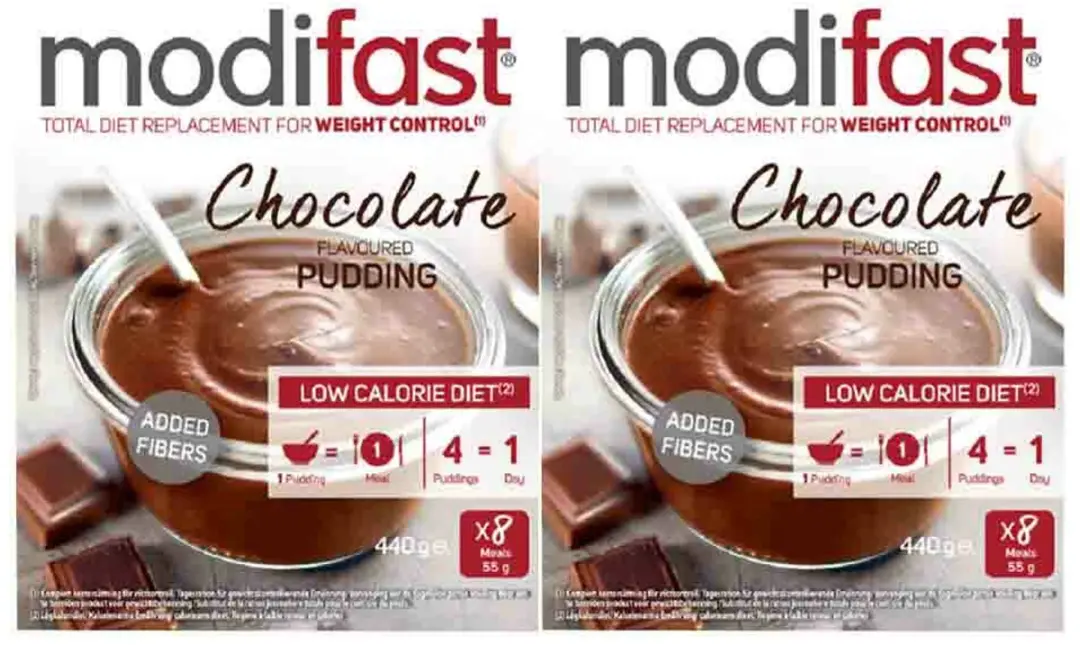 Modifast Weight Control Pudding Chocolade - 2x8x55g