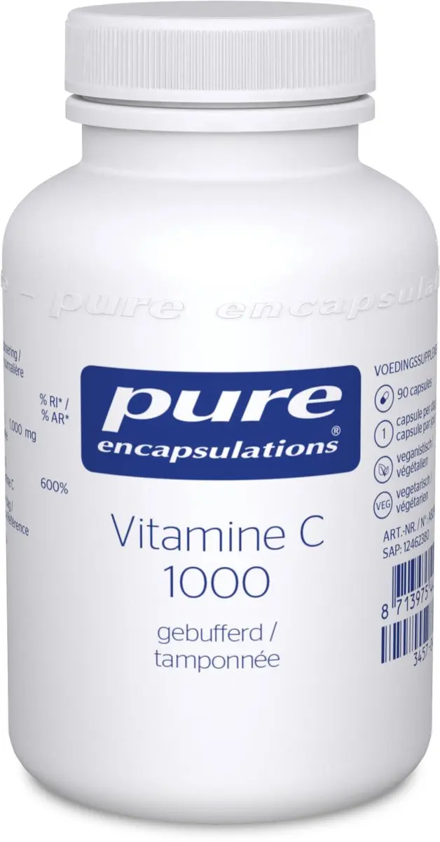Pure Encapsulations Vitamine C 1000 Gebufferd 90 Capsules