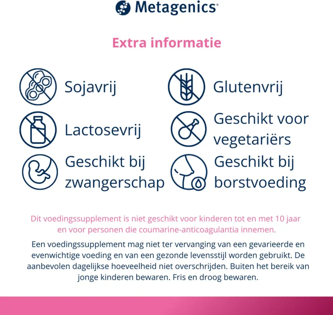 Metagenics Barinutrics Prenatal Zwangerschapssupplement 60 Capsules