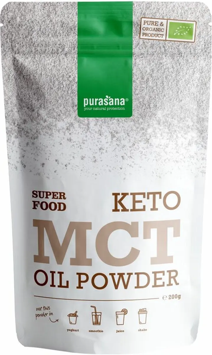 Purasana MCT Oliepoeder Biologisch 200g