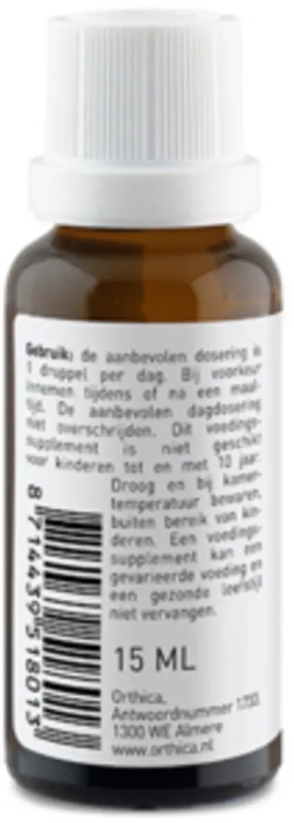 Orthica Vitamine D-25 Oliedruppels 2x15ml