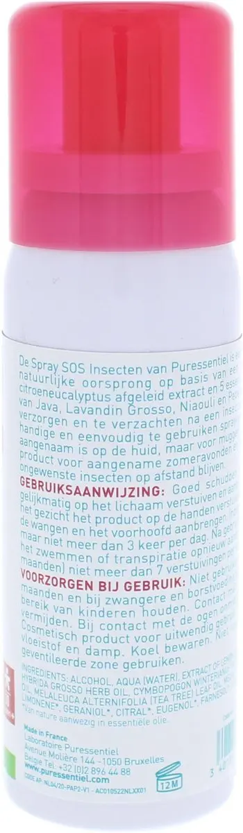 Puressentiel SOS Insectenspray 75ml - Muggen/Teken