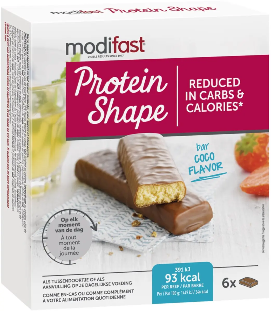 Modifast ProtiPlus Reep Chocolade-Kokos