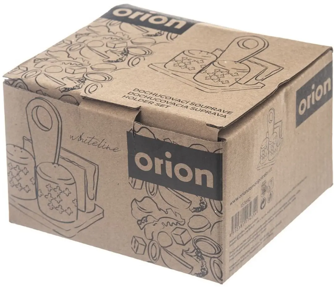 Orion WhiteLine Porseleinen Zout- en Peperstel - Wit
