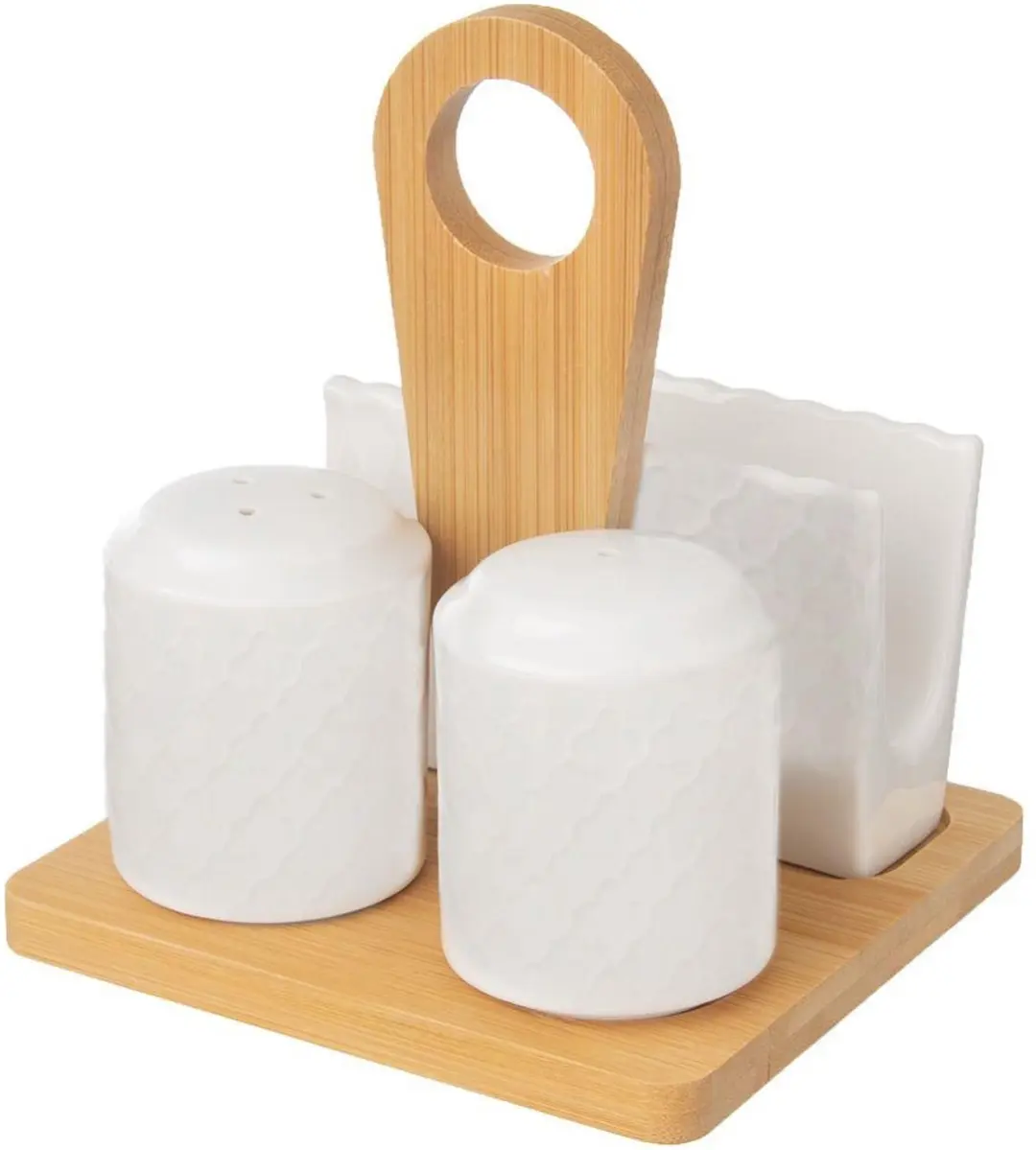 Orion WhiteLine Porseleinen Zout- en Peperstel - Wit