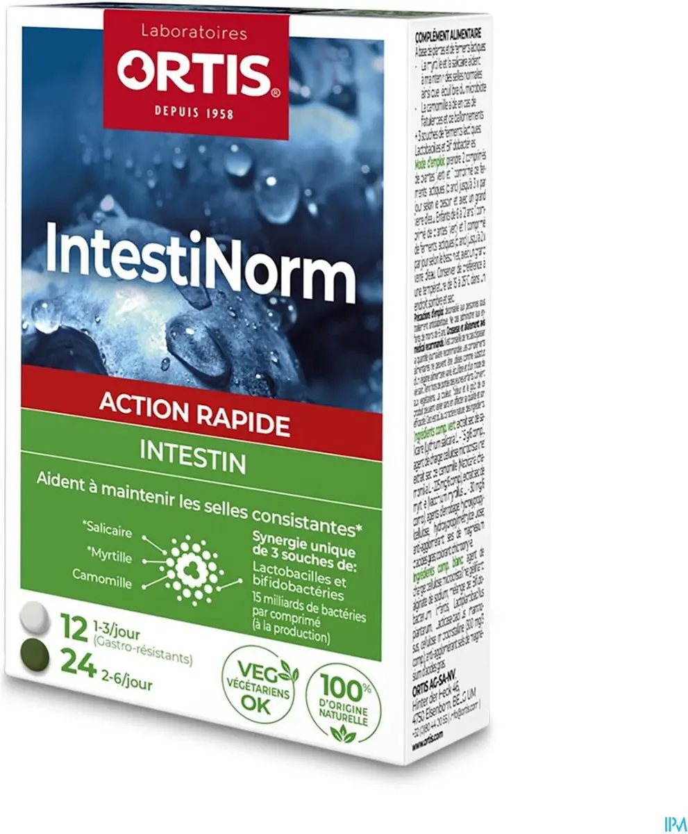Ortis Intestinorm Comp 36 Stuks