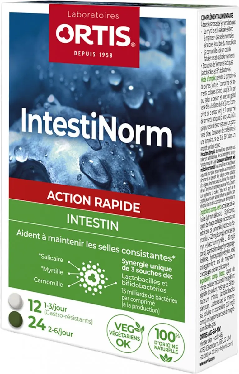 Ortis Intestinorm Comp 36 Stuks