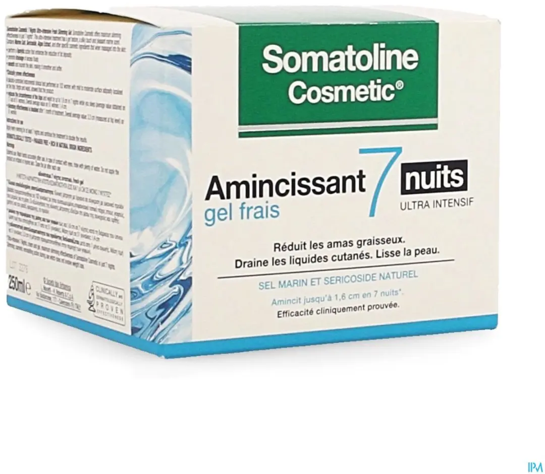 Somatoline Cosmetic Amincissant 7 Nuits Gel Effet Froid 250ml