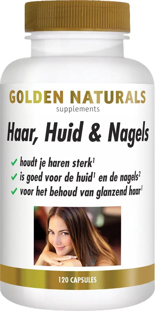 Golden Naturals Haar Huid & Nagels 120 Capsules