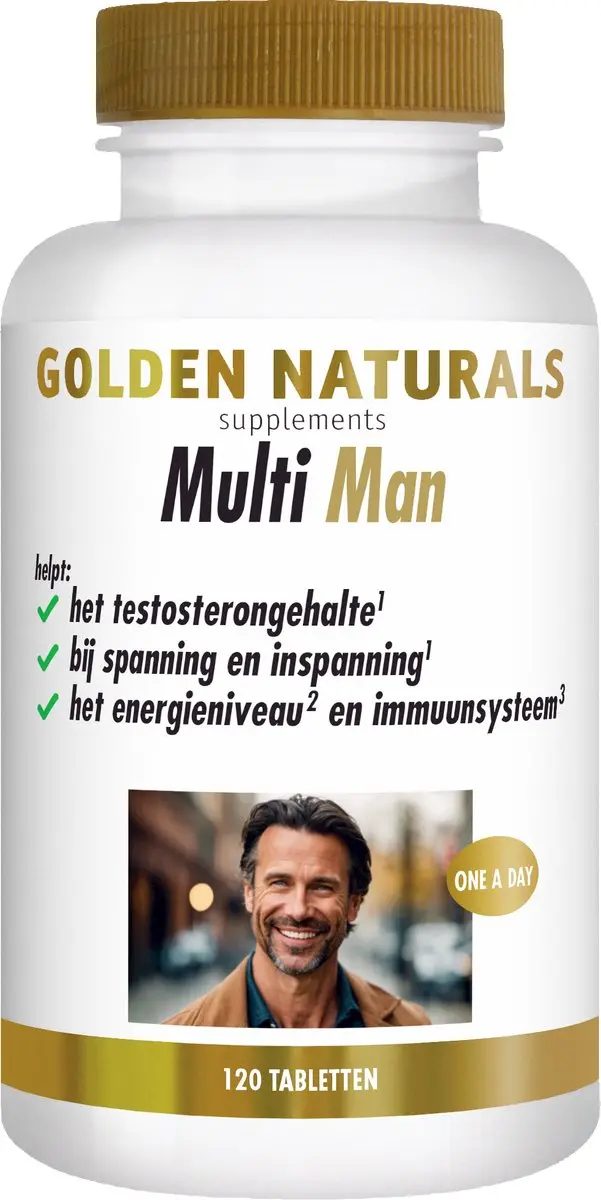 Golden Naturals Multi Man 120 Vegetarische Tabletten