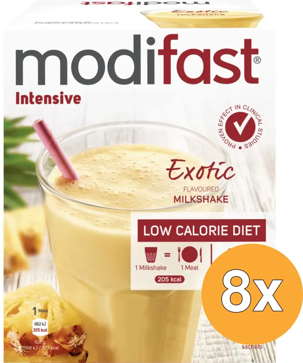 Modifast Weight Control Milkshake Exotic - 8x100g