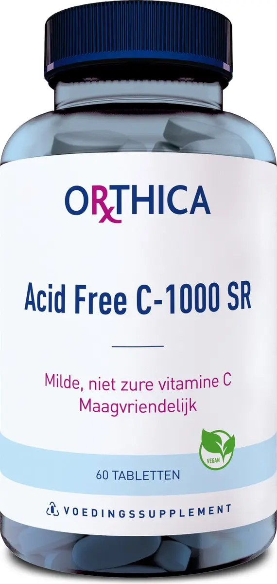 Orthica Acid Free C-1000 SR Vitamine C 60 Tabletten