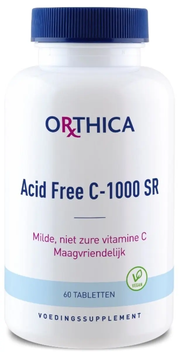 Orthica Acid Free C-1000 SR Vitamine C 60 Tabletten