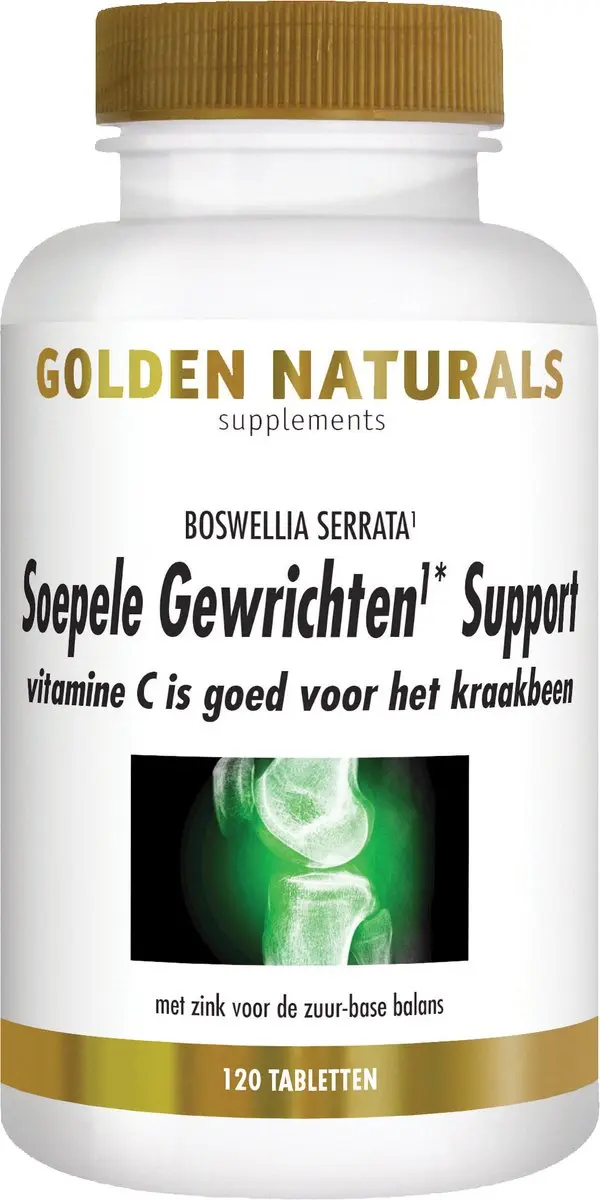 Golden Naturals Soepele Gewrichten Support - 120 tabletten