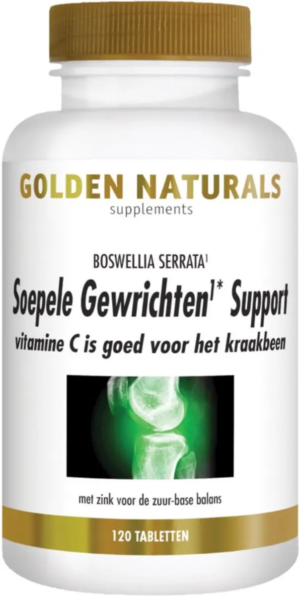 Golden Naturals Soepele Gewrichten Support - 120 tabletten