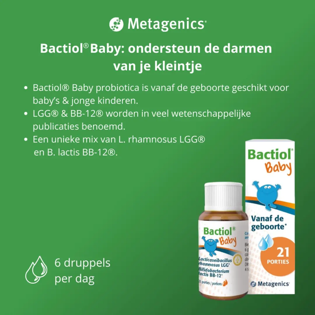 Metagenics Bactiol Baby Biotica 21 Porties 5.7ml