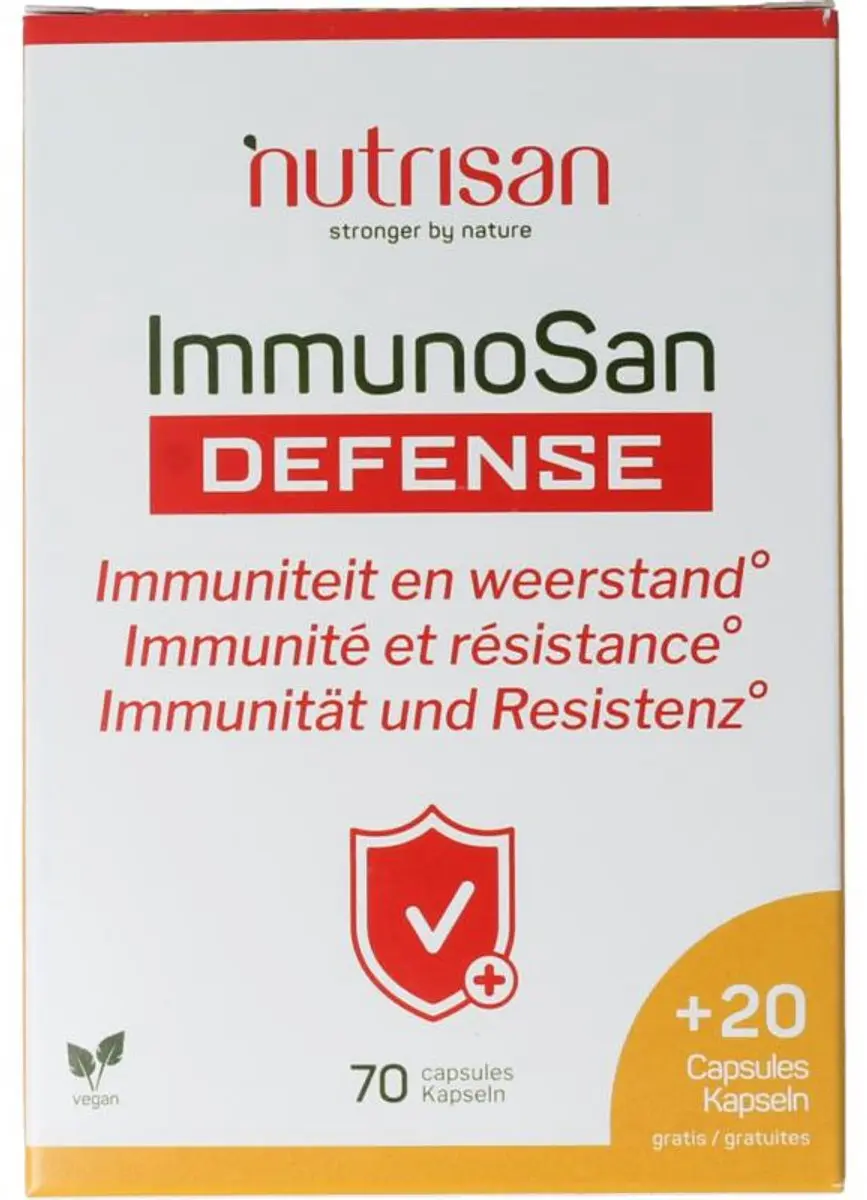 Nutrisan ImmunoSan Defense Paddenstoelenpreparaat 90 Capsules