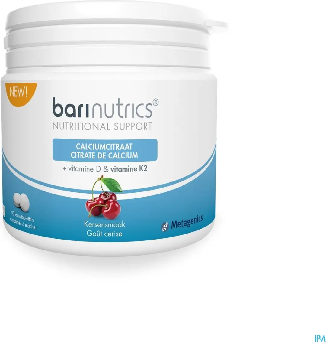 Metagenics BariNutrics Calciumcitraat Vit.D3 Vit.K - 90 mg