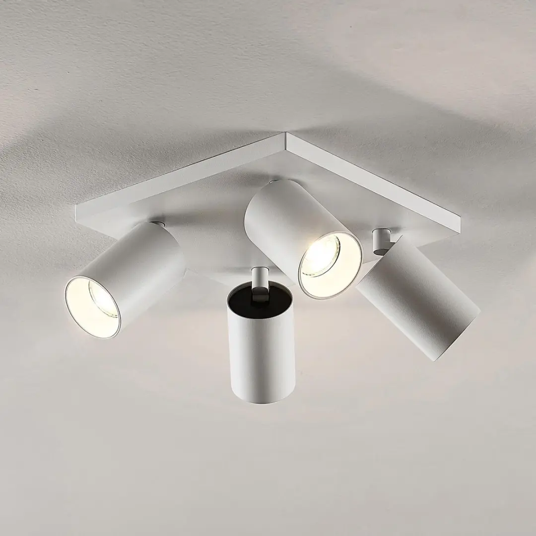ARCCHIO Buitenspot 4-lichts Aluminium GU10 Wit