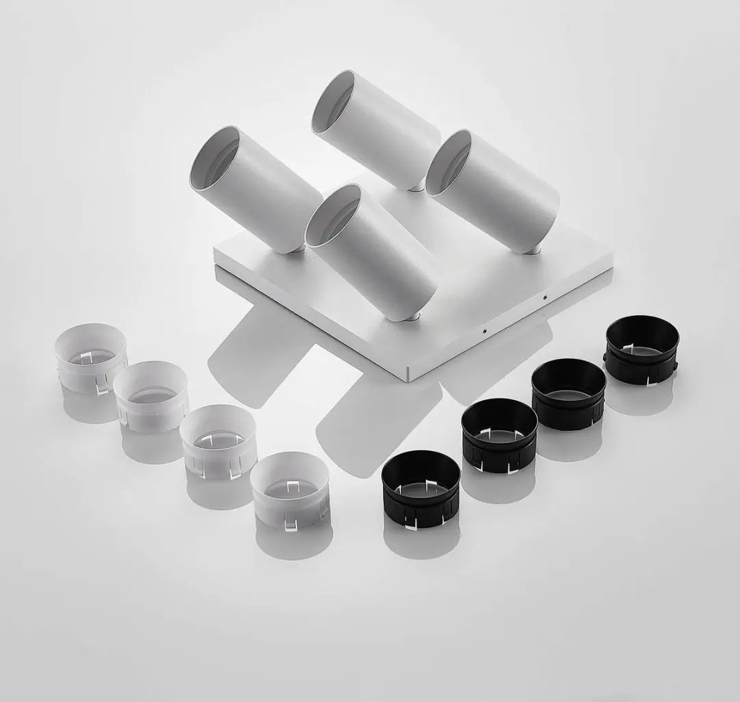 ARCCHIO Buitenspot 4-lichts Aluminium GU10 Wit