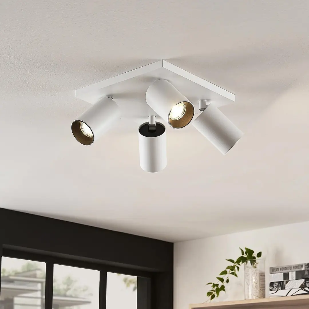 ARCCHIO Buitenspot 4-lichts Aluminium GU10 Wit