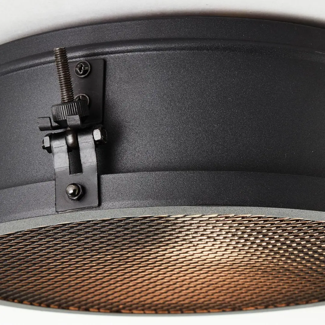 Brilliant Zois Plafondlamp Ø30cm - Zwart