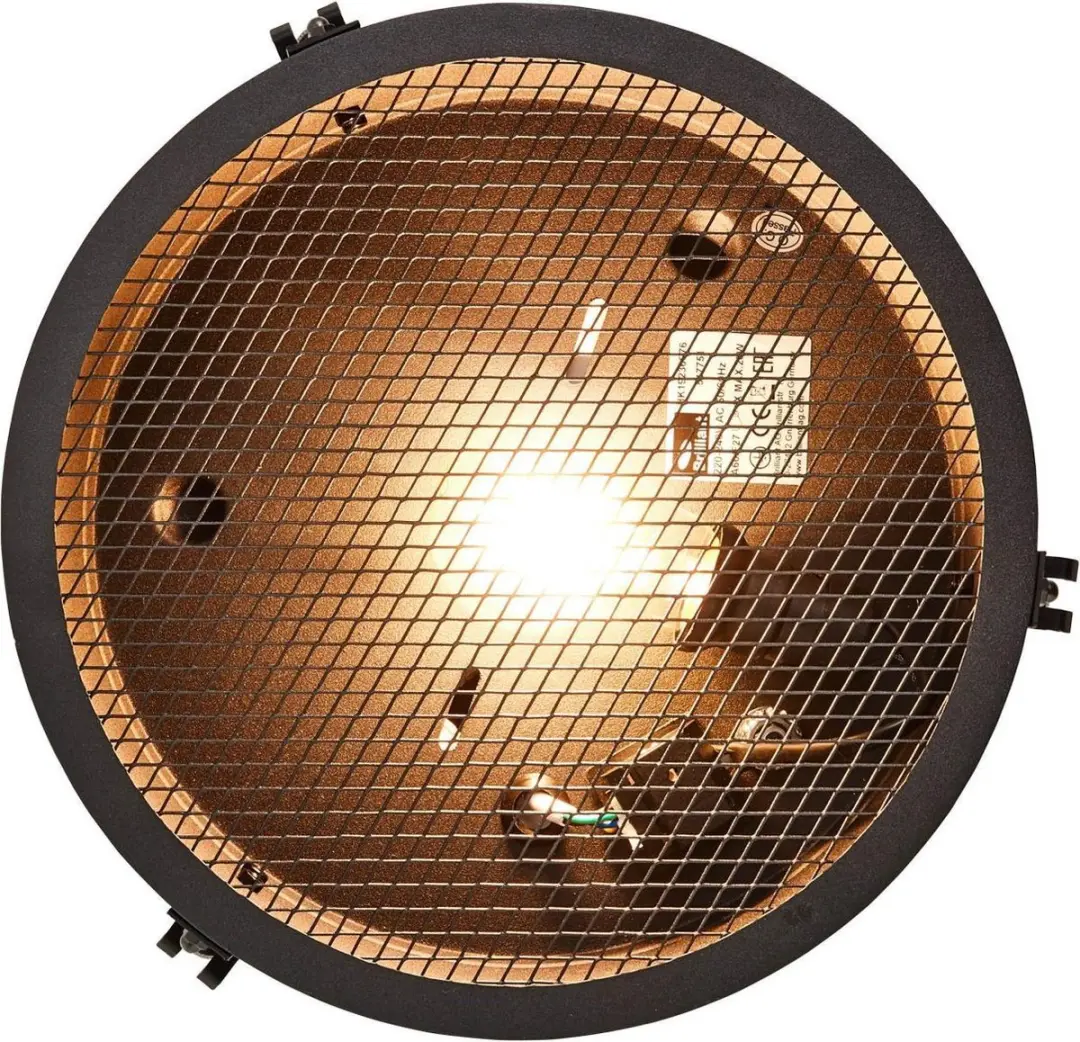 Brilliant Zois Plafondlamp Ø30cm - Zwart