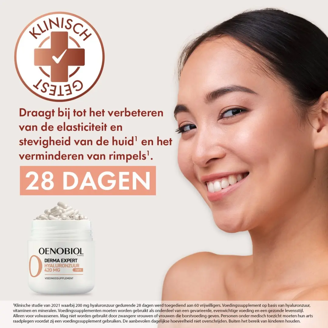 Oenobiol Derma Expert Hyaluronzuur 420mg Capsules - 60 Stuks