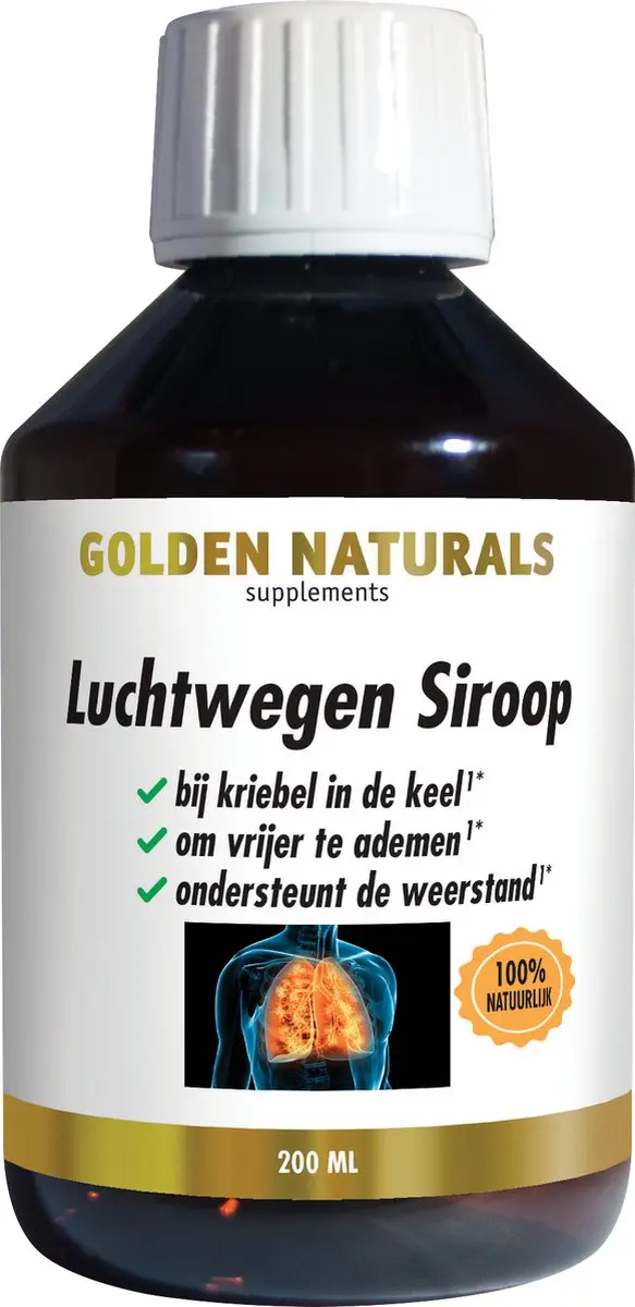 Golden Naturals Luchtwegen Siroop 200ml