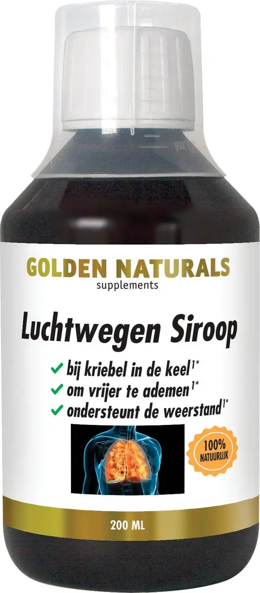 Golden Naturals Luchtwegen Siroop 200ml