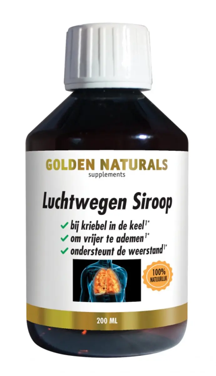 Golden Naturals Luchtwegen Siroop 200ml