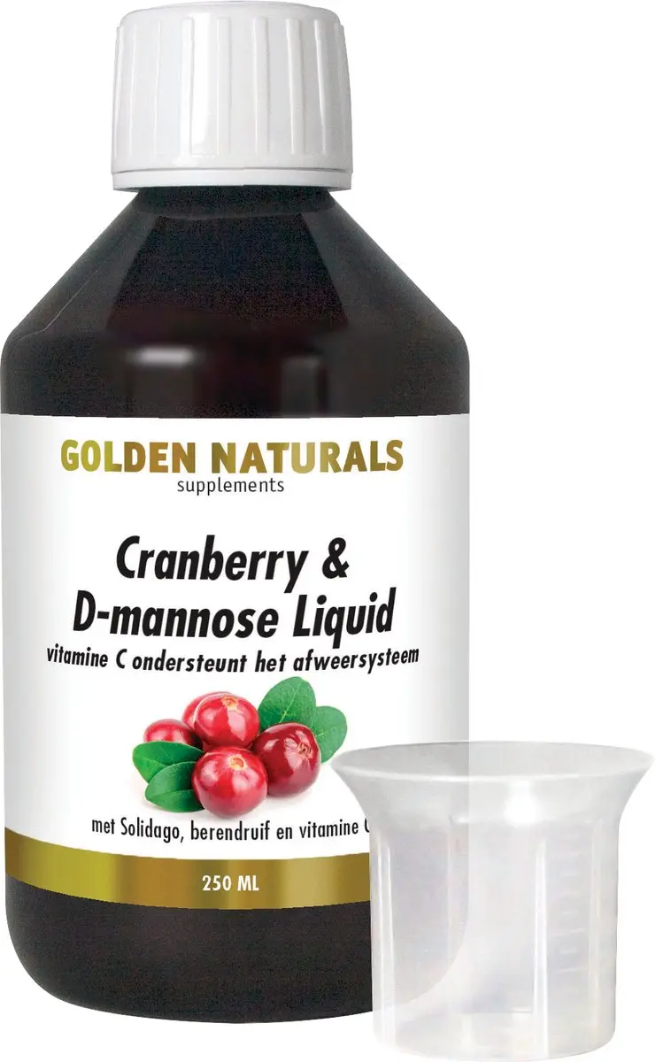 Golden Naturals Cranberry & D-mannose Vloeistof 250ml