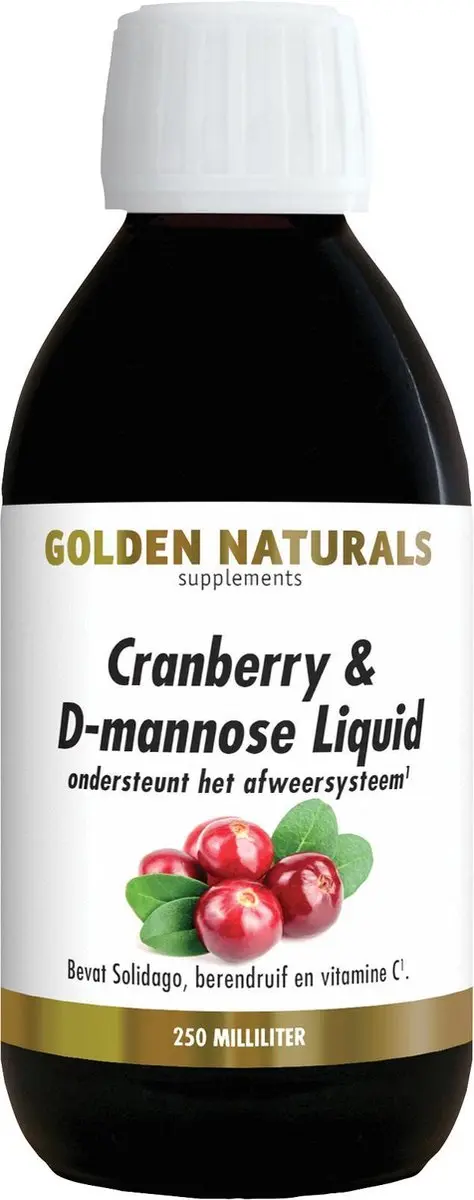 Golden Naturals Cranberry & D-mannose Vloeistof 250ml