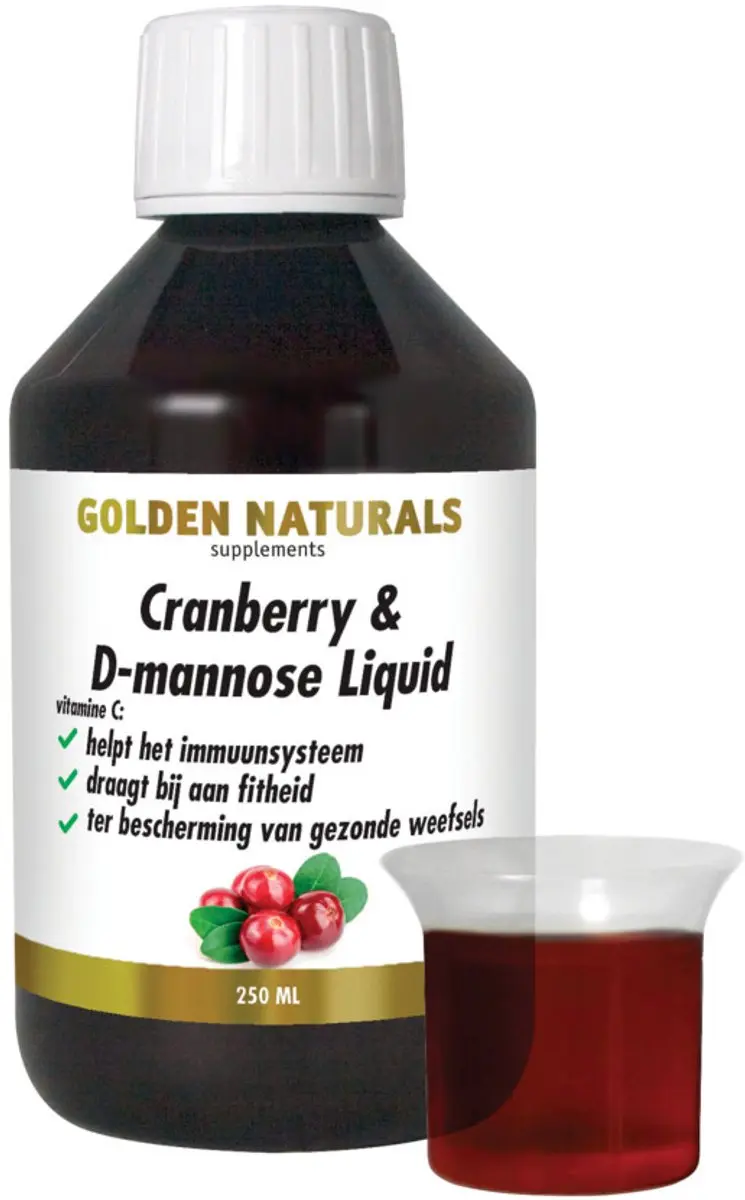 Golden Naturals Cranberry & D-mannose Vloeistof 250ml